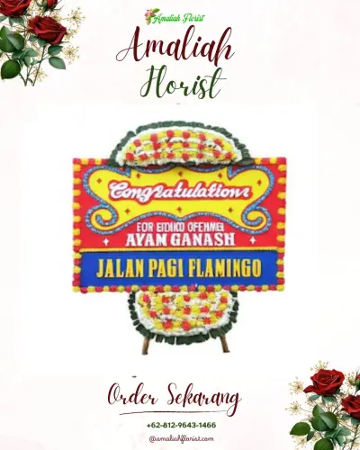 Bunga Papan Congratulation di Kayugeritan